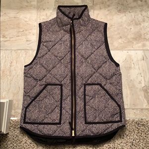 J.Crew Medium Black & White Vest